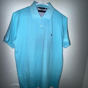 Tommy Hilfiger Aqua Polo Shirt